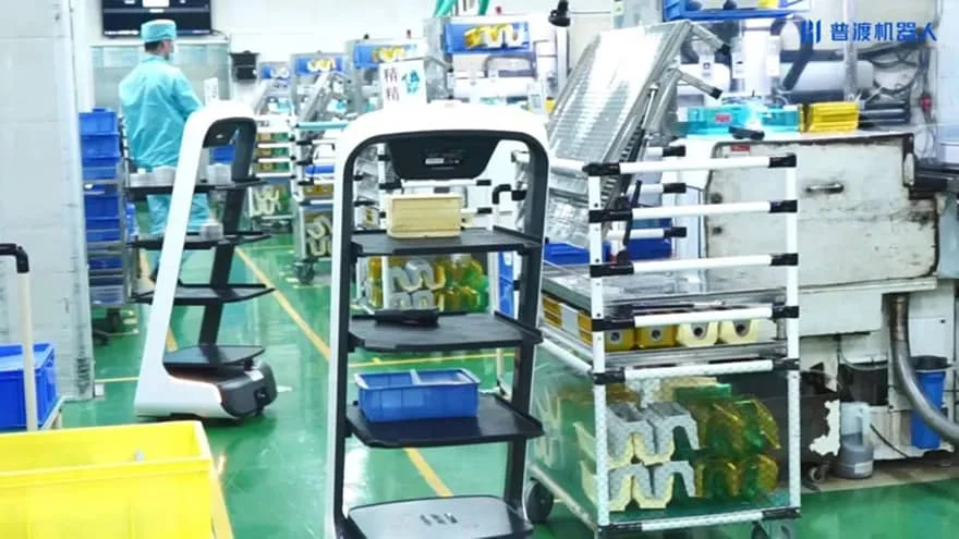 robots in a manufacturing setting
