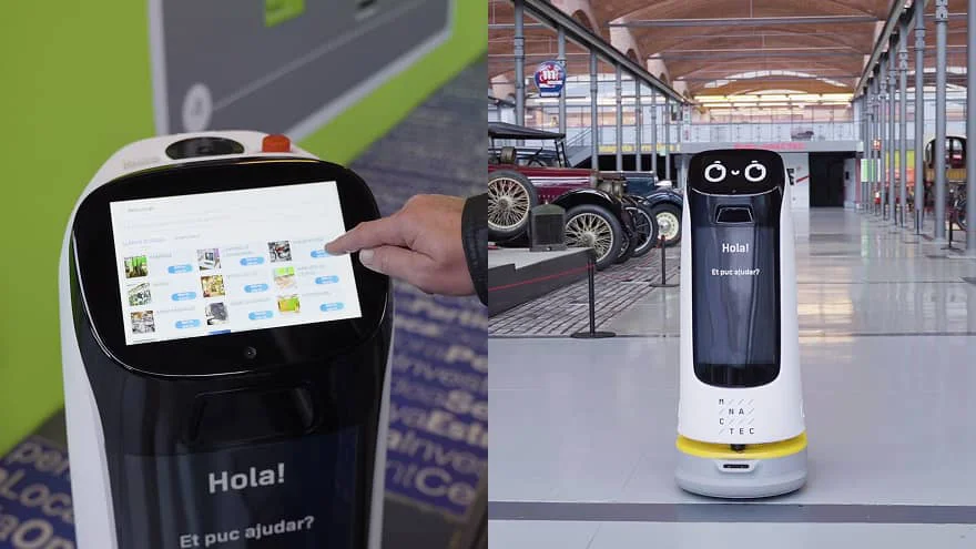 kettybot in a museum