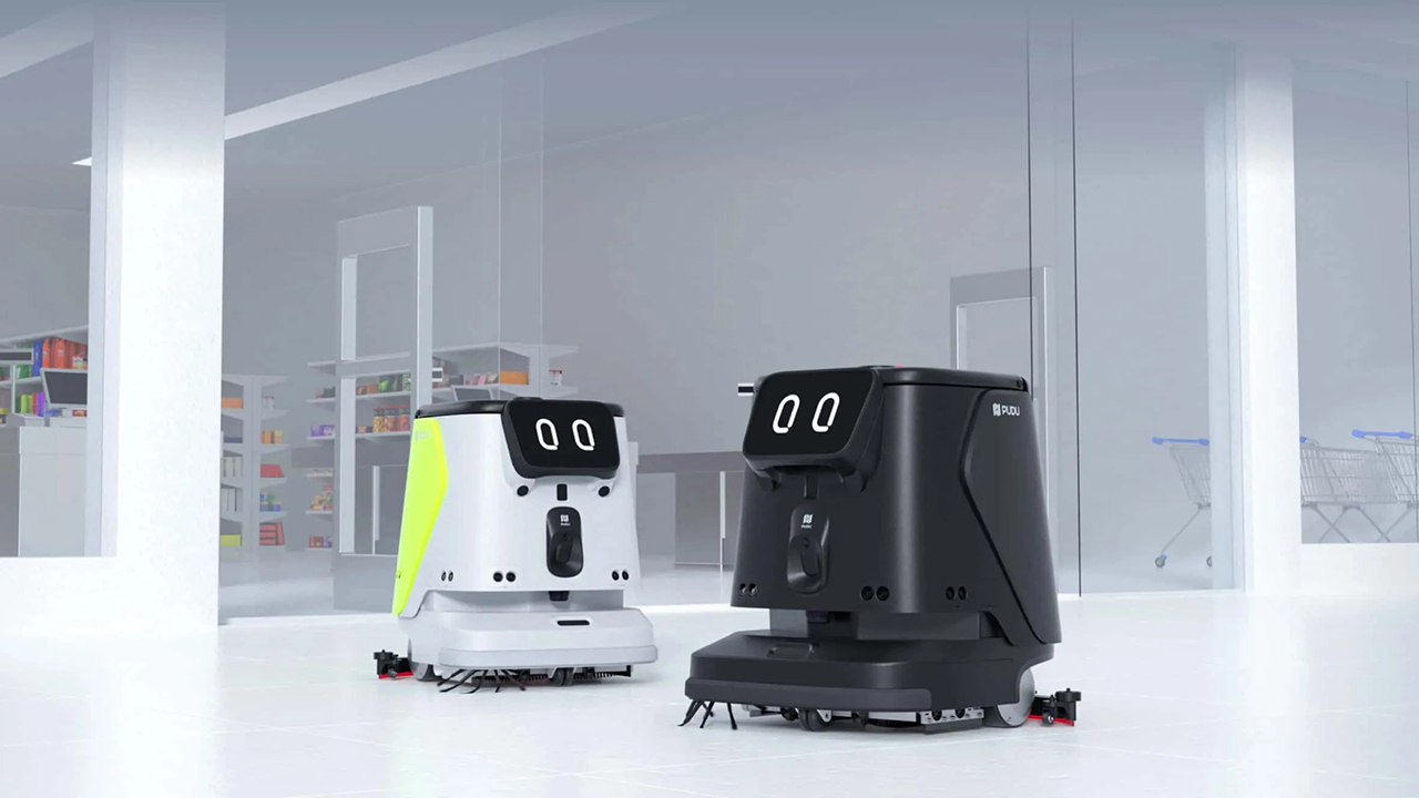 pudu robots at work